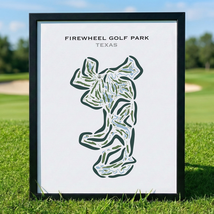 Firewheel Golf Park, Texas - Printed Golf Course