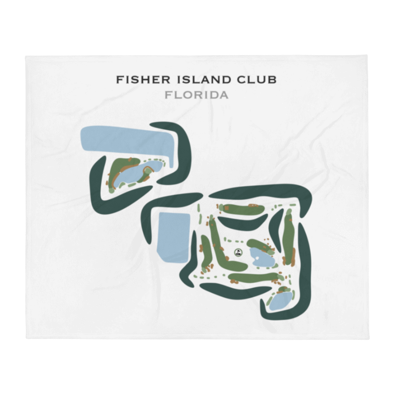 Fisher Island Club, Florida - Printed Golf Courses