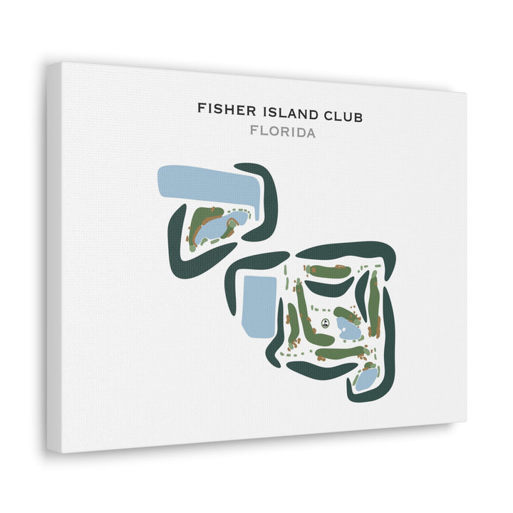 Fisher Island Club, Florida - Printed Golf Courses