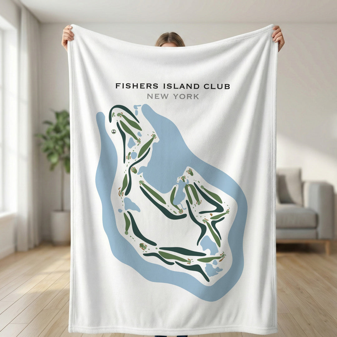 Fishers Island Club, New York - Printed Golf Courses
