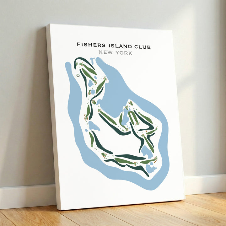 Fishers Island Club, New York - Printed Golf Courses