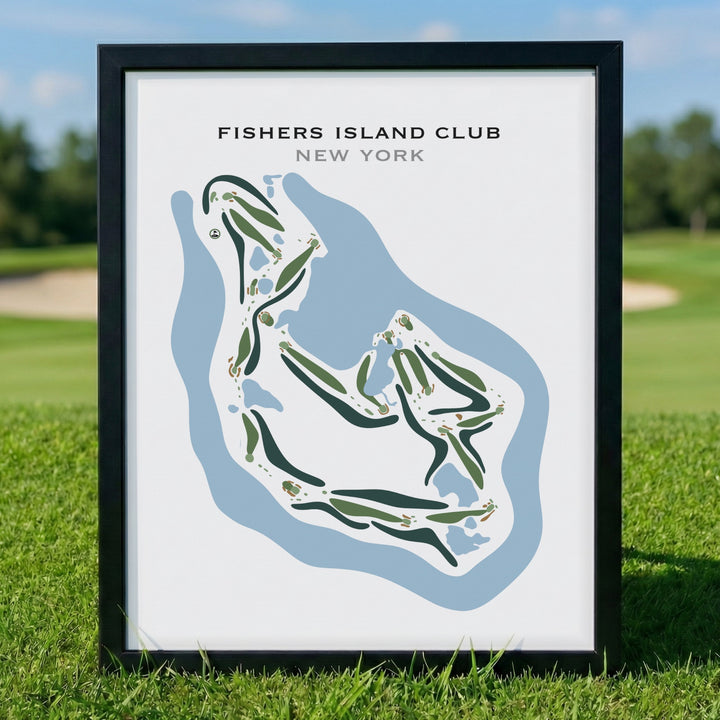 Fishers Island Club, New York - Printed Golf Courses
