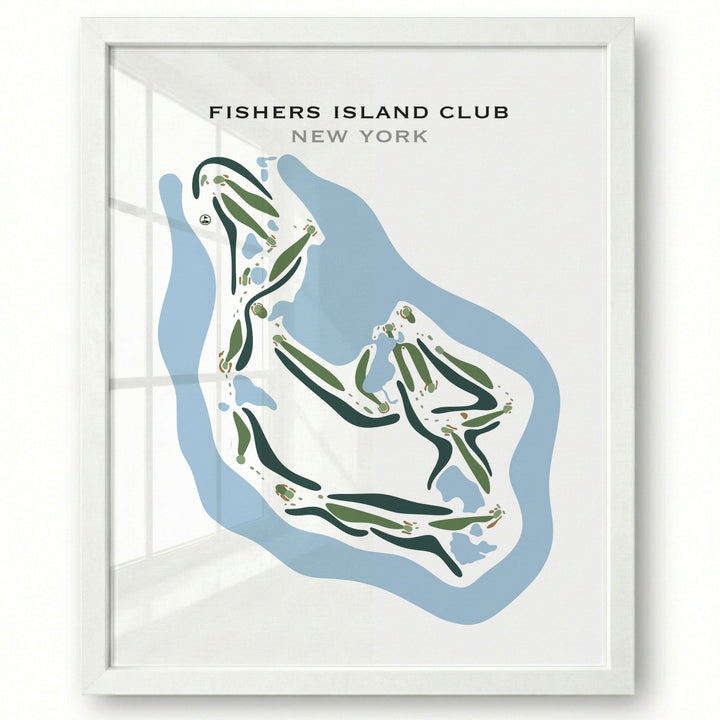 Fishers Island Club, New York - Printed Golf Courses