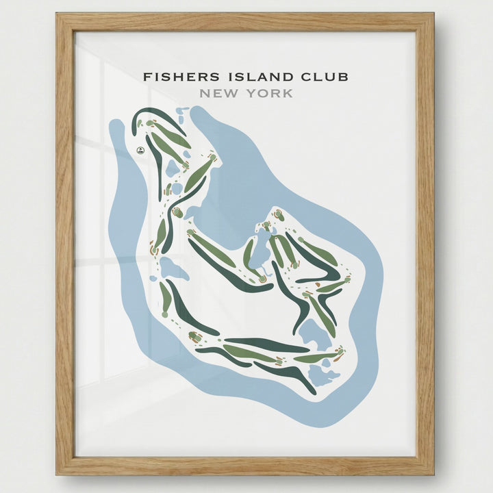 Fishers Island Club, New York - Printed Golf Courses