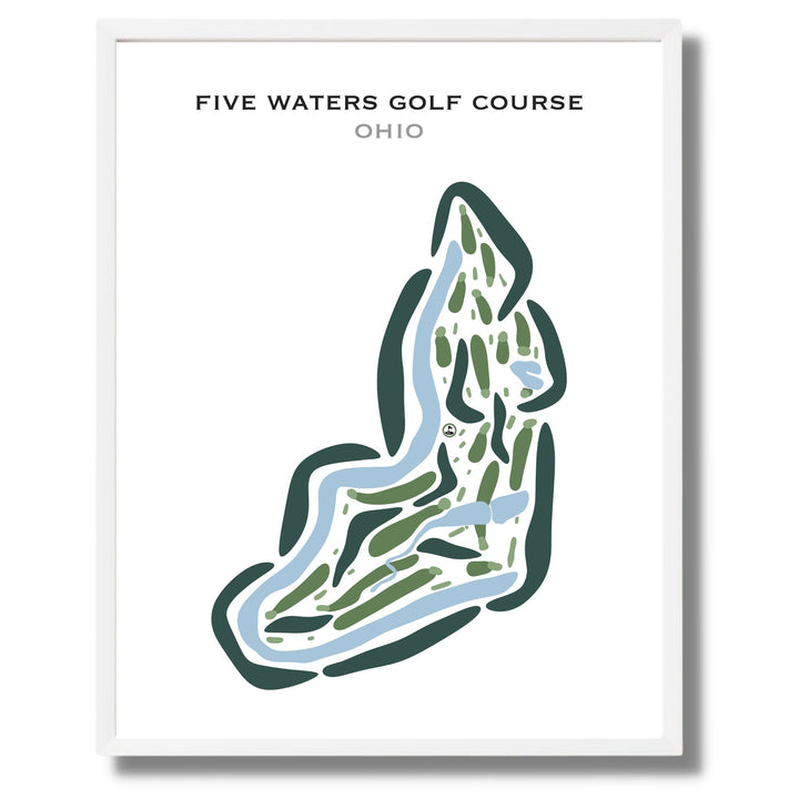 Five Waters Golf Course, Ohio - Printed Golf Courses