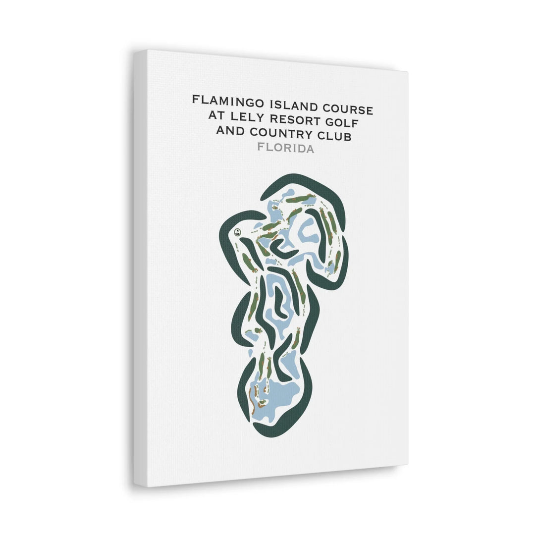 Flamingo Island Course at Lely Resort Golf & Country Club, Florida - Printed Golf Courses