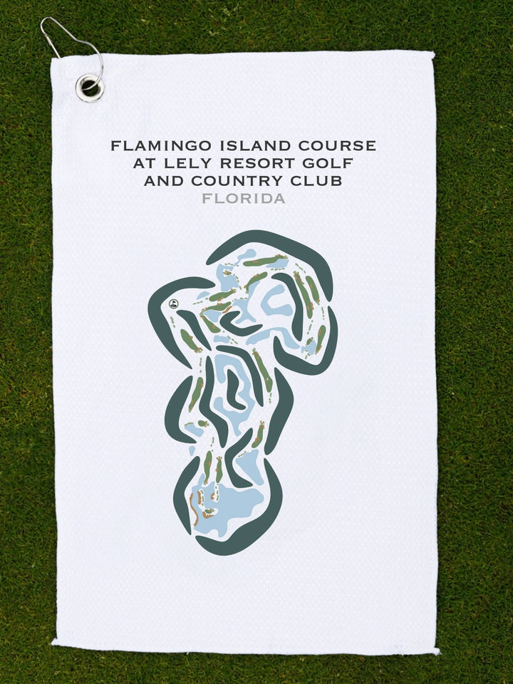 Flamingo Island Course at Lely Resort Golf & Country Club, Florida - Printed Golf Courses