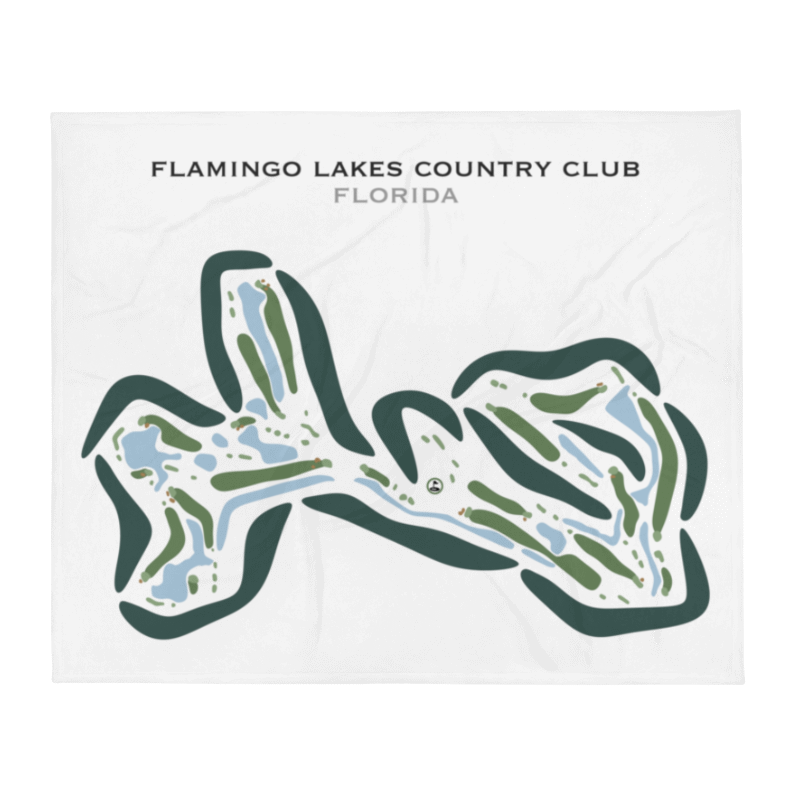 Flamingo Lakes Country Club, Florida - Printed Golf Courses