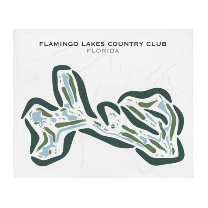 Flamingo Lakes Country Club, Florida - Printed Golf Courses
