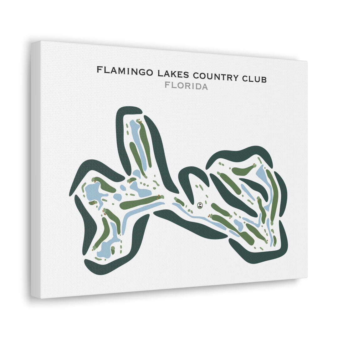 Flamingo Lakes Country Club, Florida - Printed Golf Courses