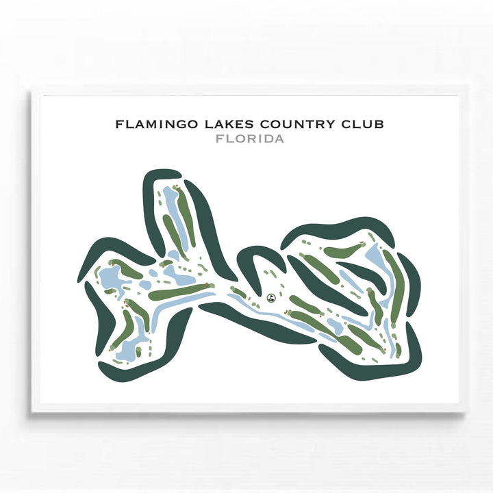 Flamingo Lakes Country Club, Florida - Printed Golf Courses
