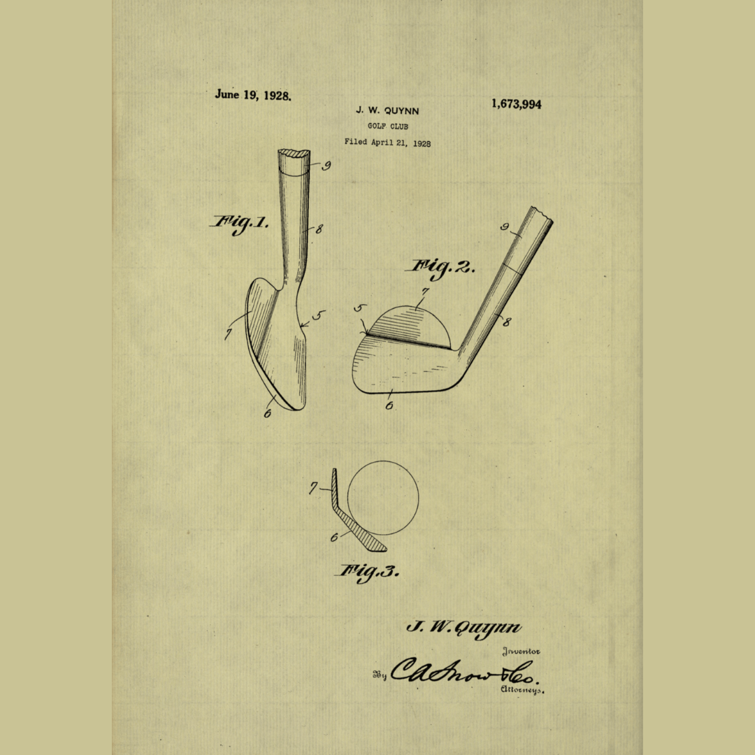 Flat Stick - Golf Patent