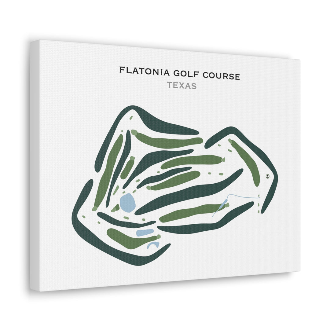 Flatonia Golf Course, Texas - Printed Golf Courses