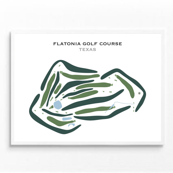 Flatonia Golf Course, Texas - Printed Golf Courses