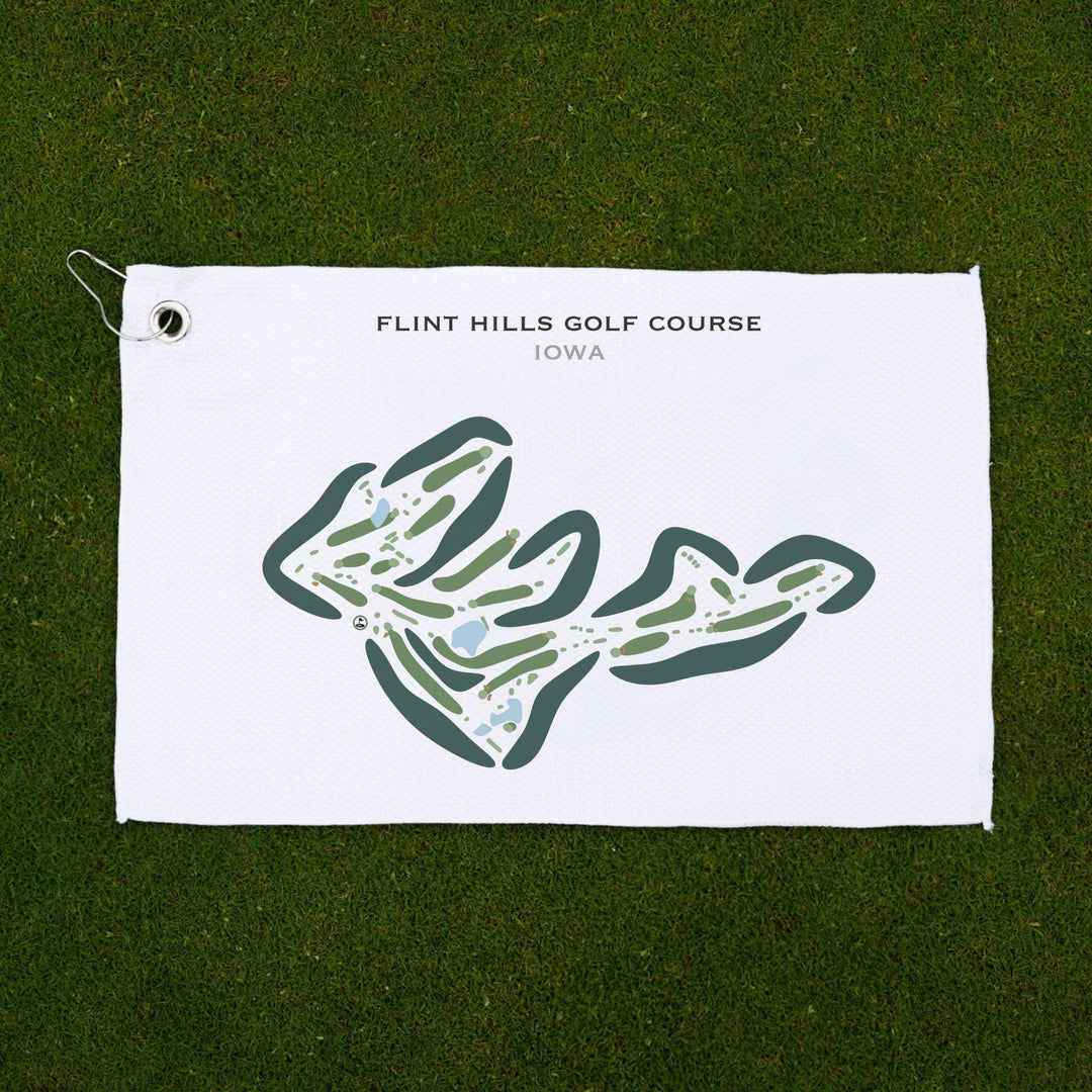 Flint Hills Golf Course, Iowa - Printed Golf Courses