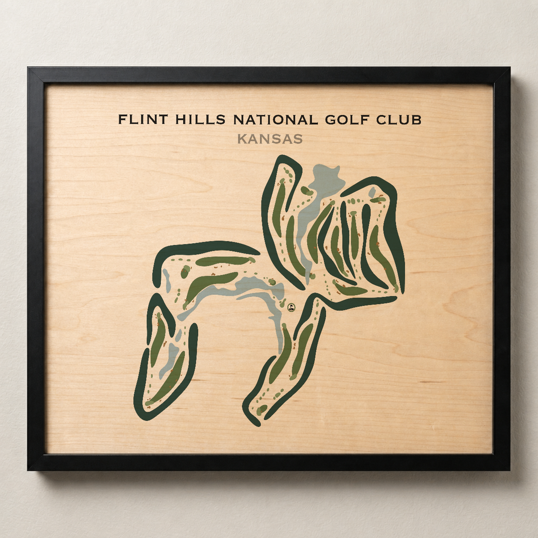 Flint Hills National Golf Club, Kansas - Printed Golf Courses