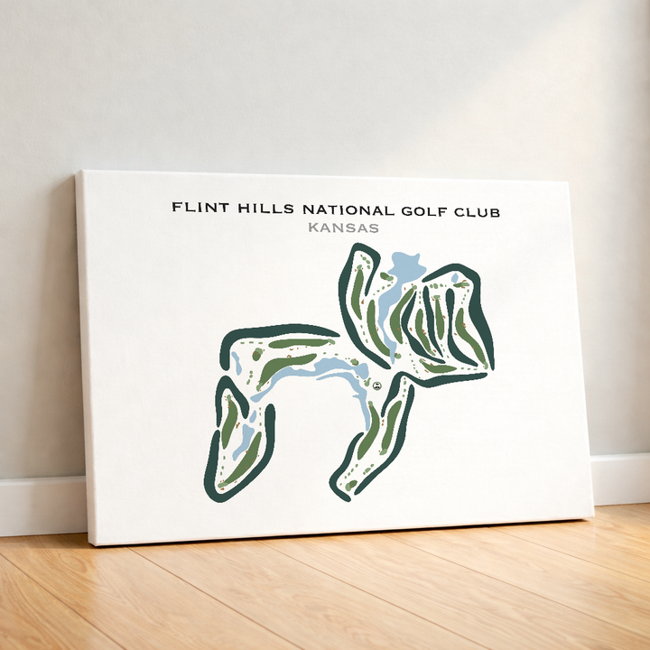 Flint Hills National Golf Club, Kansas - Printed Golf Courses