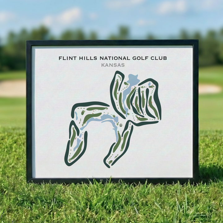 Flint Hills National Golf Club, Kansas - Printed Golf Courses