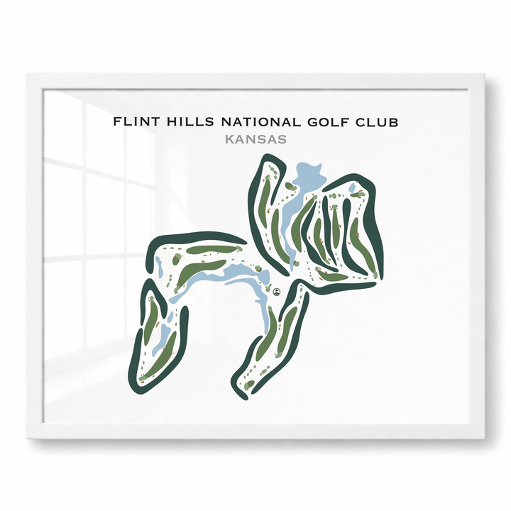 Flint Hills National Golf Club, Kansas - Printed Golf Courses