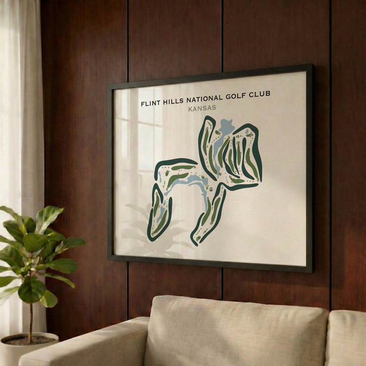 Flint Hills National Golf Club, Kansas - Printed Golf Courses