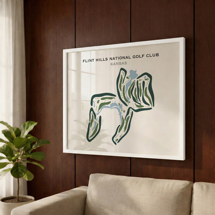 Flint Hills National Golf Club, Kansas - Printed Golf Courses