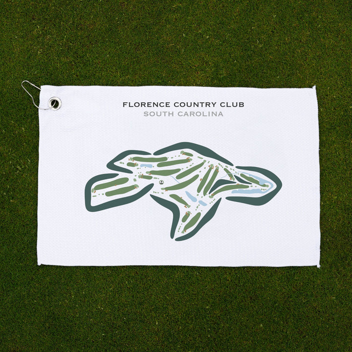 Florence Country Club, South Carolina - Printed Golf Courses