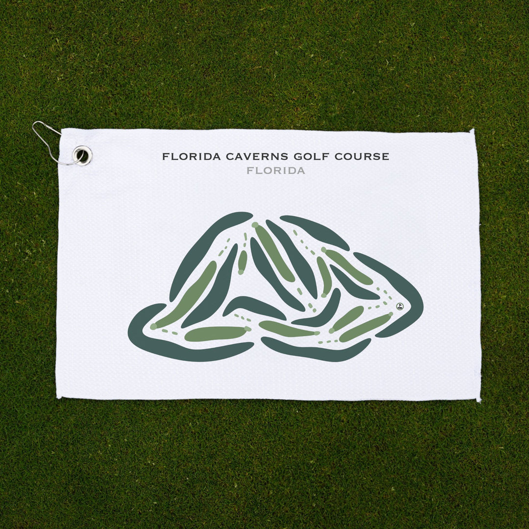 Florida Caverns Golf Course, Florida - Printed Golf Courses