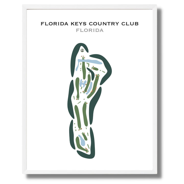 Florida Keys Country Club, Florida - Printed Golf Courses
