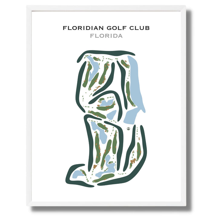 Floridian Golf Club, Florida - Printed Golf Courses