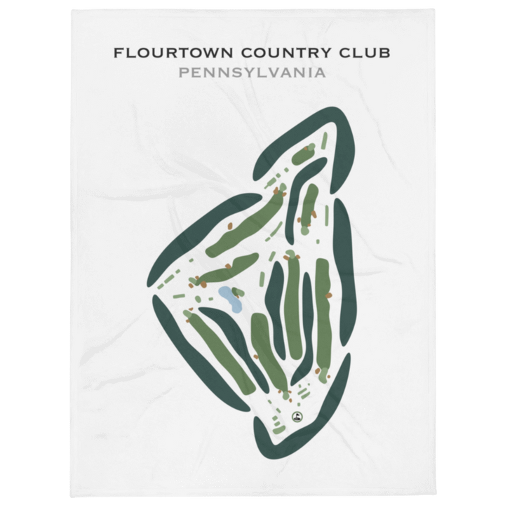 Flourtown Country Club, Florida - Printed Golf Courses