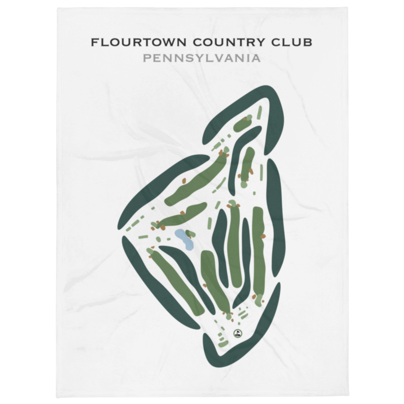 Flourtown Country Club, Pennsylvania - Printed Golf Courses