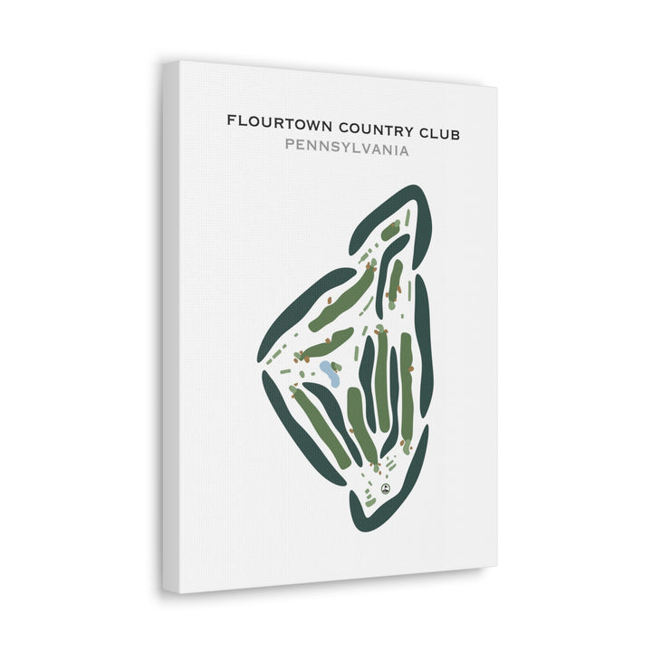 Flourtown Country Club, Pennsylvania - Printed Golf Courses