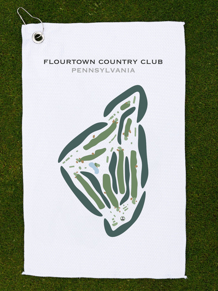Flourtown Country Club, Florida - Printed Golf Courses