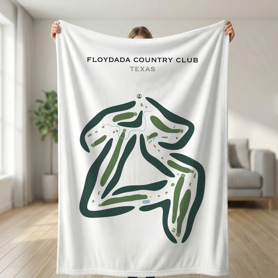 Floydada Country Club, Texas - Printed Golf Courses