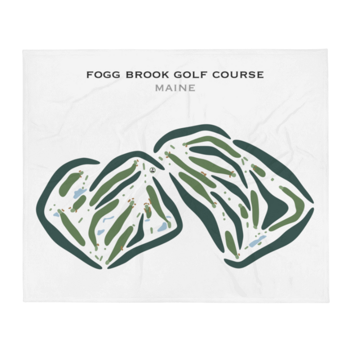 Fogg Brook Golf Course, Maine - Printed Golf Courses