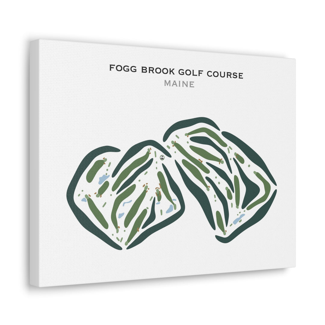 Fogg Brook Golf Course, Maine - Printed Golf Courses