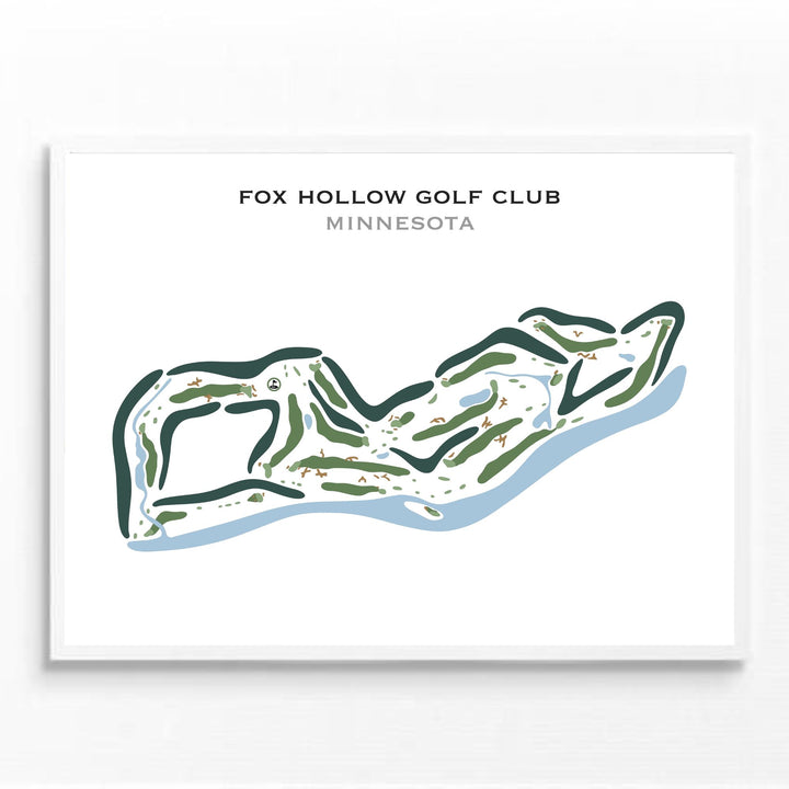 Fox Hollow Golf Club, Minnesota - Printed Golf Courses