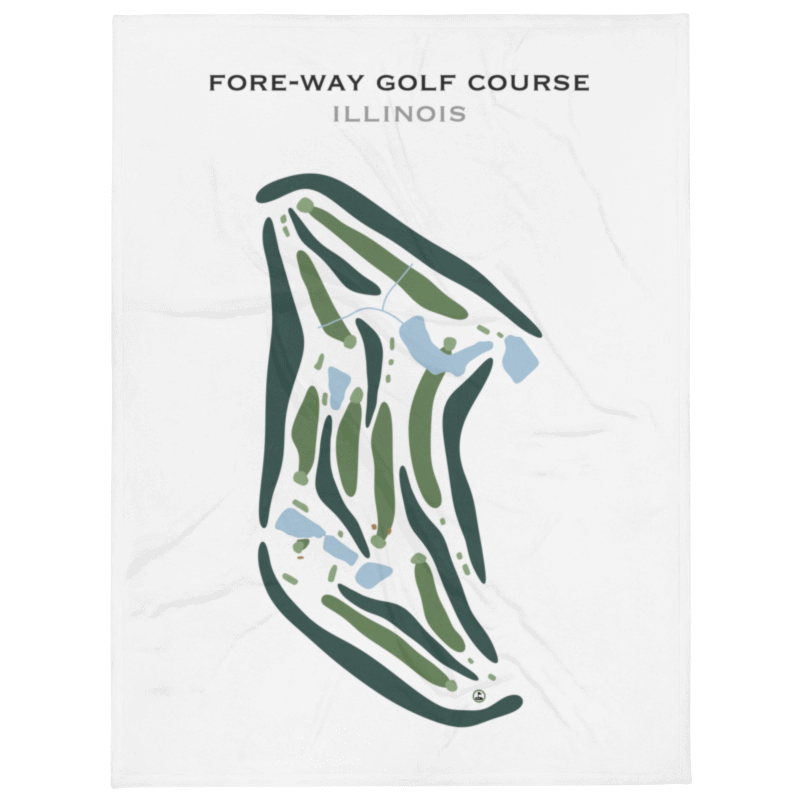 Fore-Way Golf Course, Illinois - Printed Golf Courses