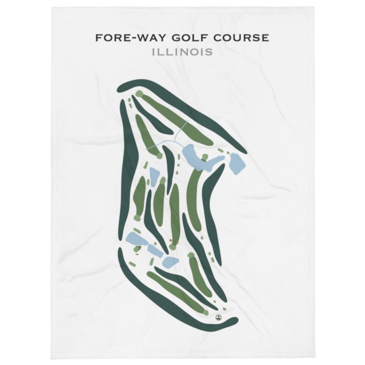 Fore-Way Golf Course, Illinois - Printed Golf Courses