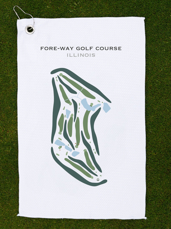 Fore-Way Golf Course, Illinois - Printed Golf Courses