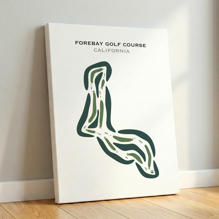 Forebay Golf Course, California - Printed Golf Courses