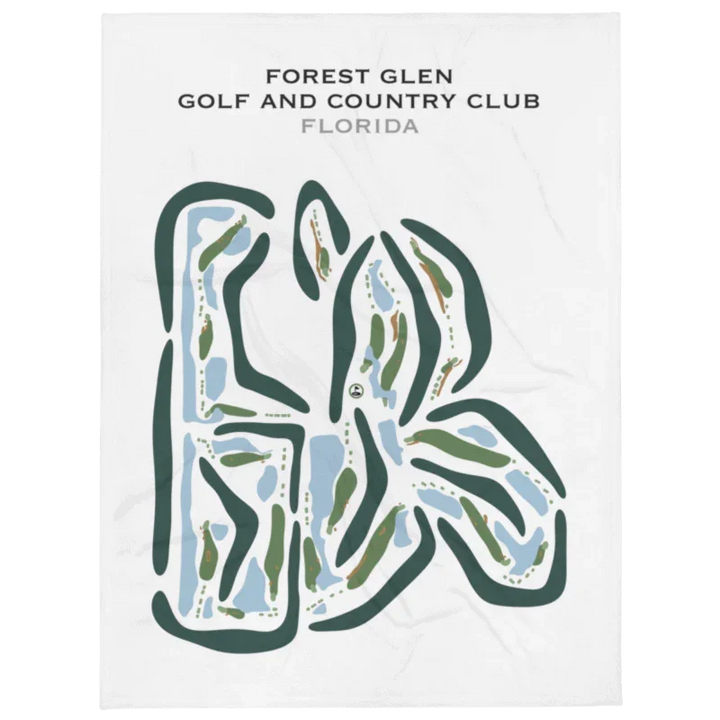Forest Glen Golf & Country Club, Florida - Printed Golf Courses