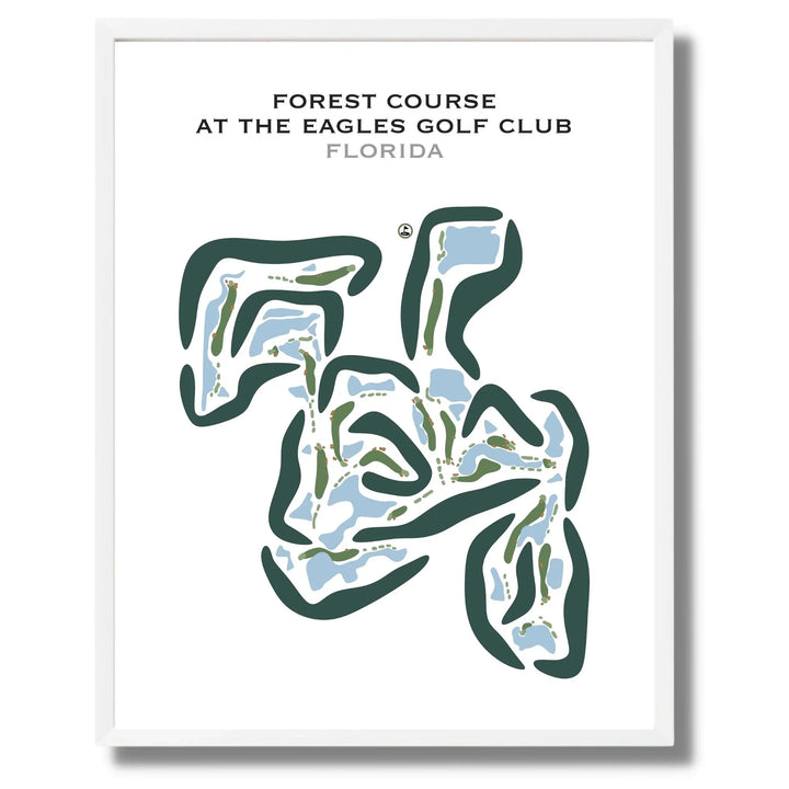 Forest Course at The Eagles Golf Club, Florida - Printed Golf Courses