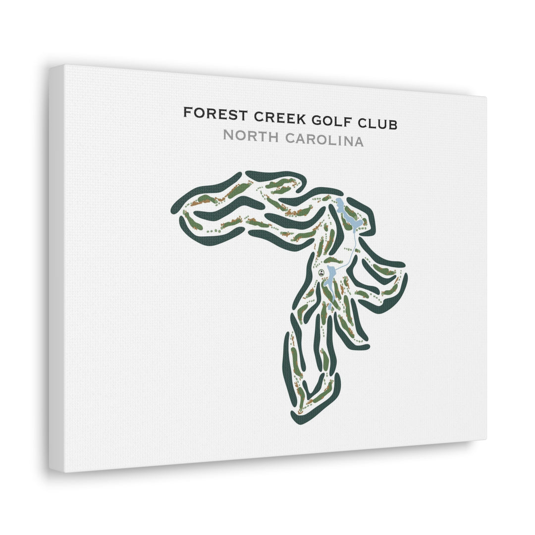 Forest Creek Golf Club, North Carolina - Printed Golf Courses