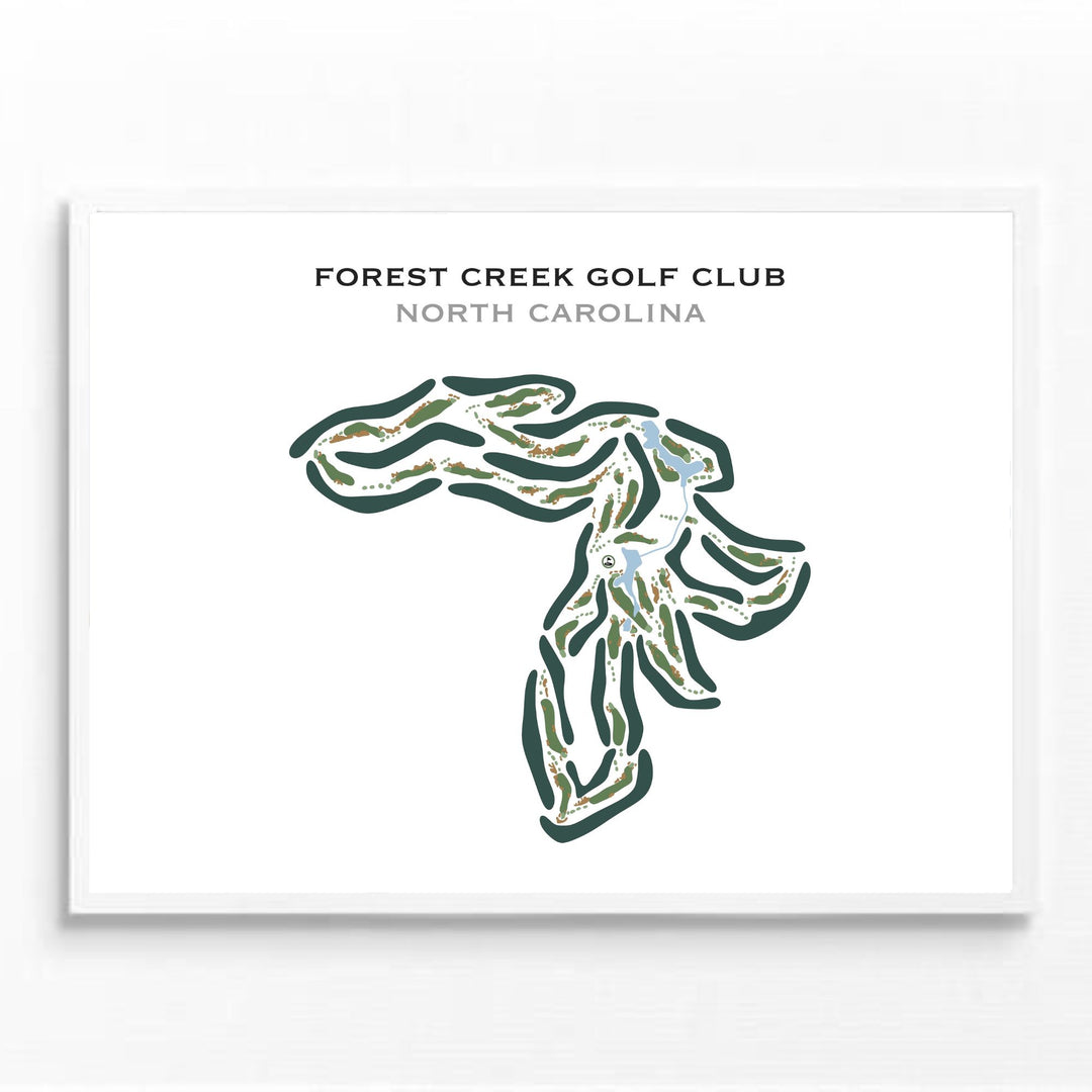 Forest Creek Golf Club, North Carolina - Printed Golf Courses