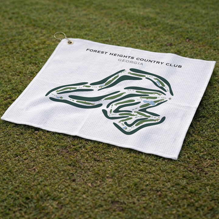 Forest Heights Country Club, Georgia - Printed Golf Course