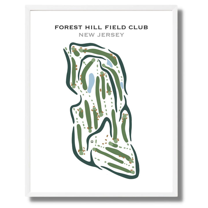 Forest Hill Field Club, New Jersey - Printed Golf Courses