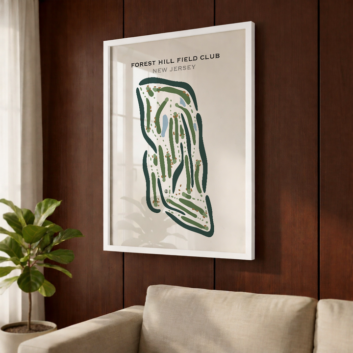 Forest Hill Field Club, New Jersey - Printed Golf Courses