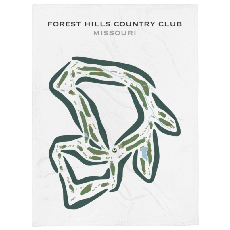 Forest Hills Country Club, Missouri - Printed Golf Courses