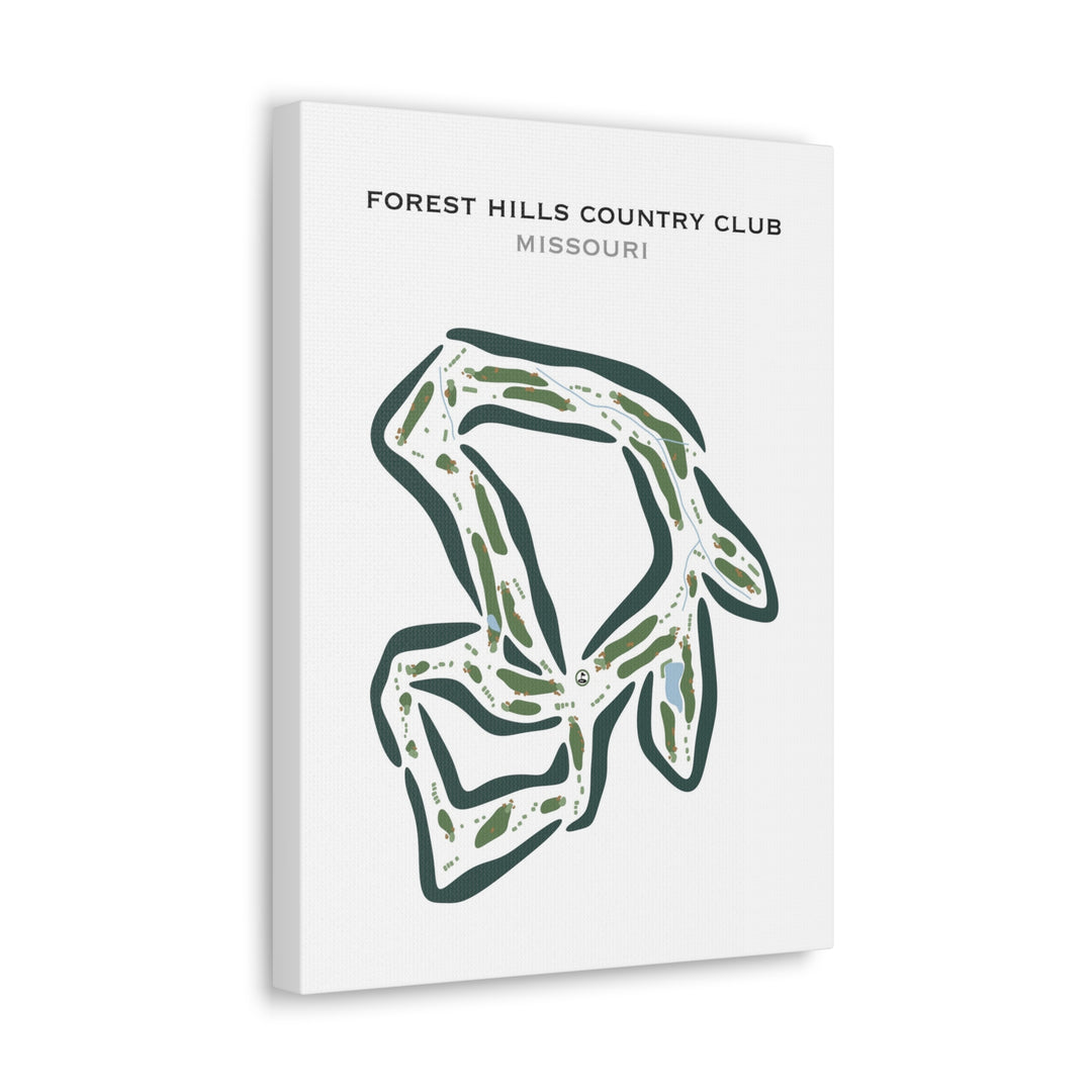 Forest Hills Country Club, Missouri - Printed Golf Courses